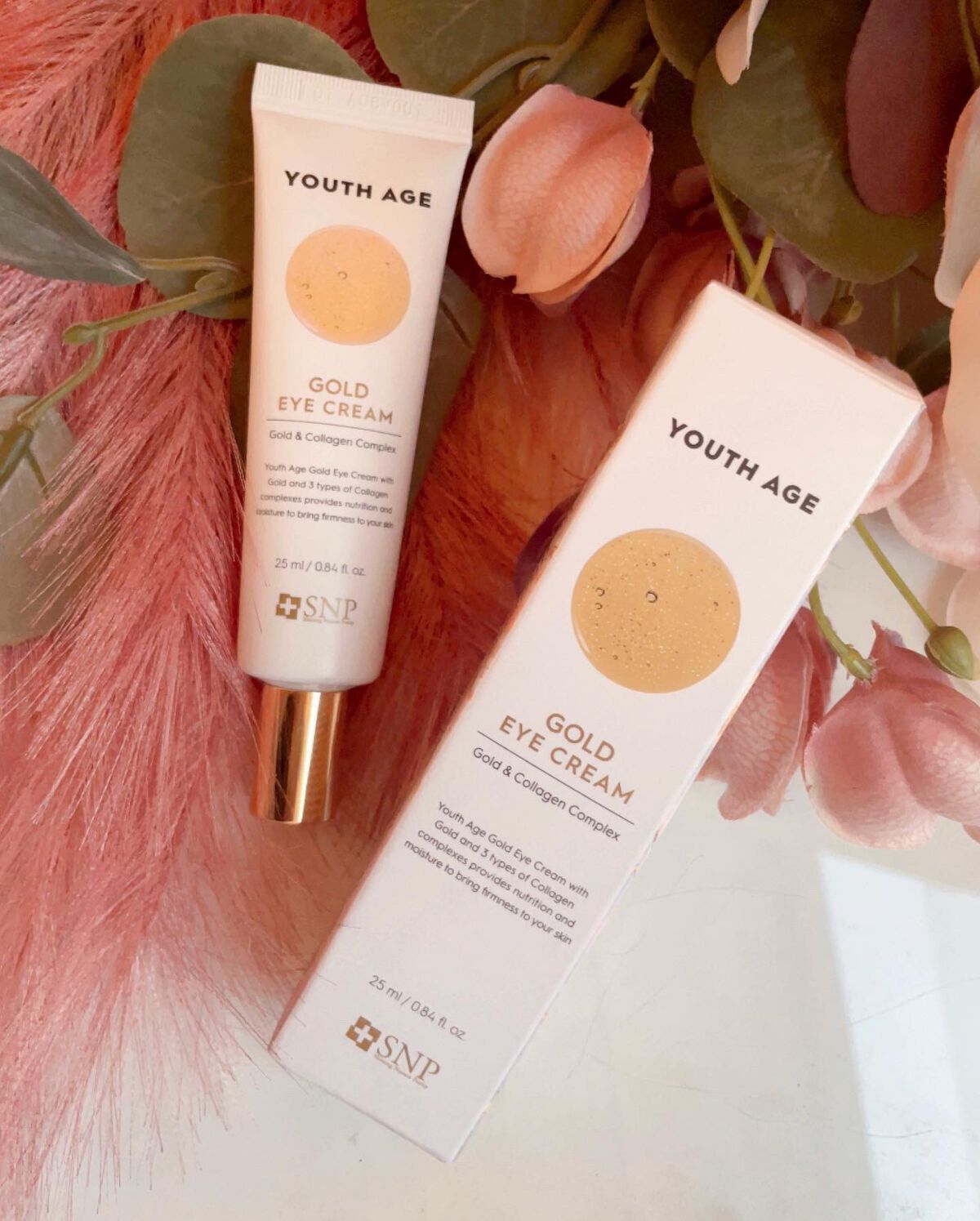 ユースエイジゴールドアイクリーム/SNP/アイケア・アイクリームを使ったクチコミ(2枚目)