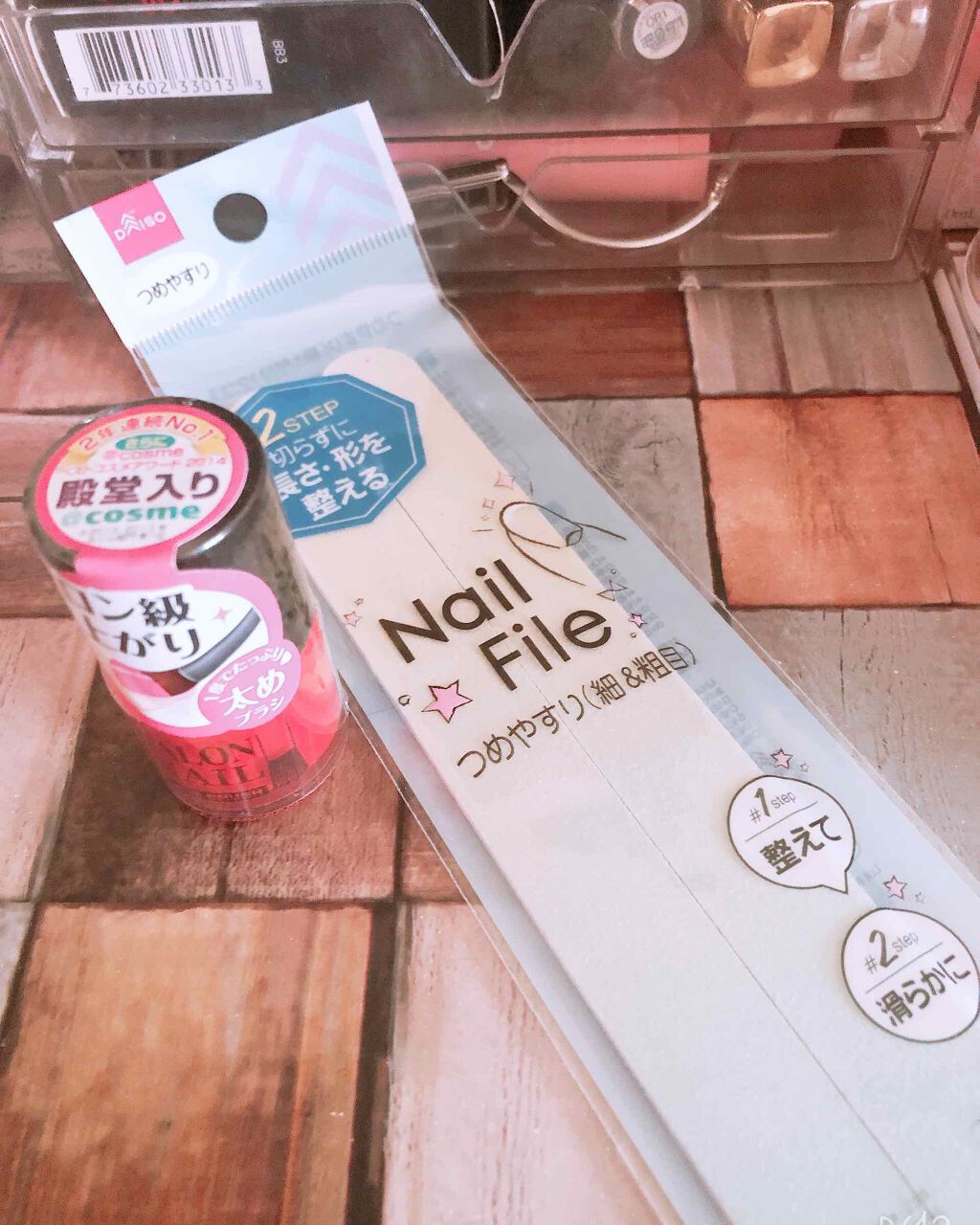 AT サロンネイルエナメル 06レッド/Art Collection/マニキュアを使ったクチコミ（1枚目）