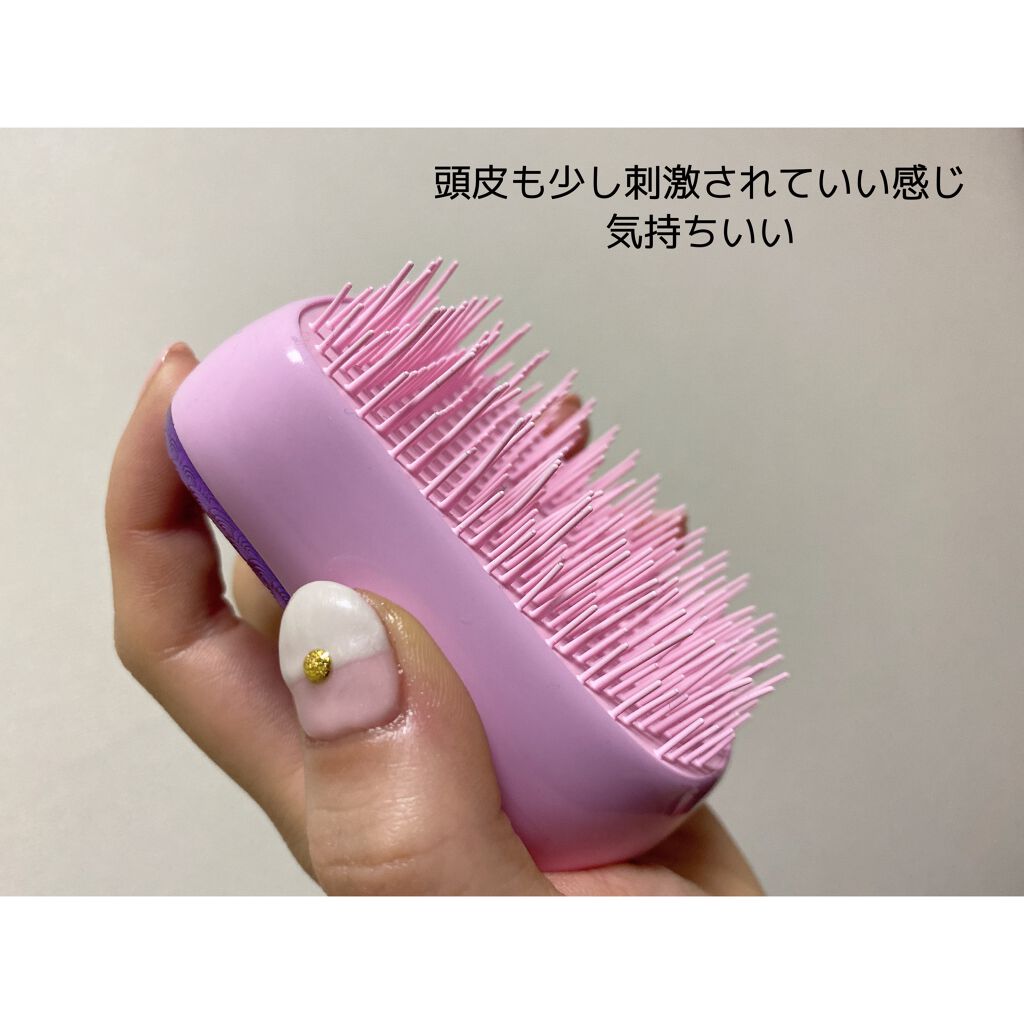 コンパクトスタイラー ピンククローム/TANGLE TEEZER/ヘアブラシを使ったクチコミ（3枚目）