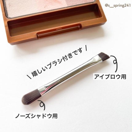 ノーズ&アイブロウパウダー/CEZANNE/パウダーアイブロウを使ったクチコミ(4枚目)