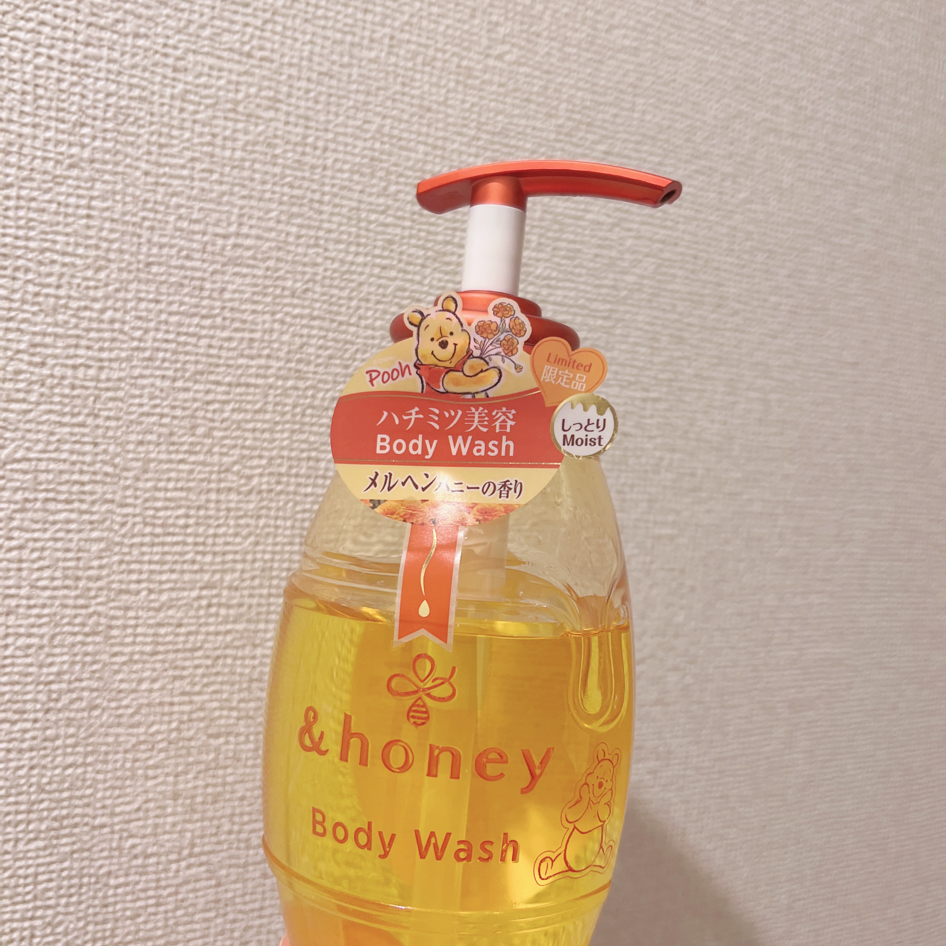 ディープモイスト ジェルボディウォッシュ プーさんコラボ500ml/&honey/ボディソープを使ったクチコミ（1枚目）