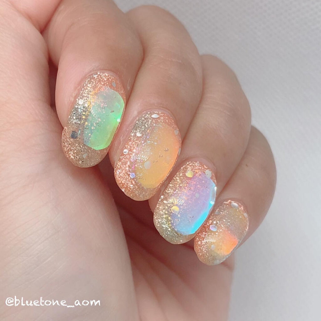 ジェルネイル（ライト対応）/セリア/ジェルネイルを使ったクチコミ（3枚目）