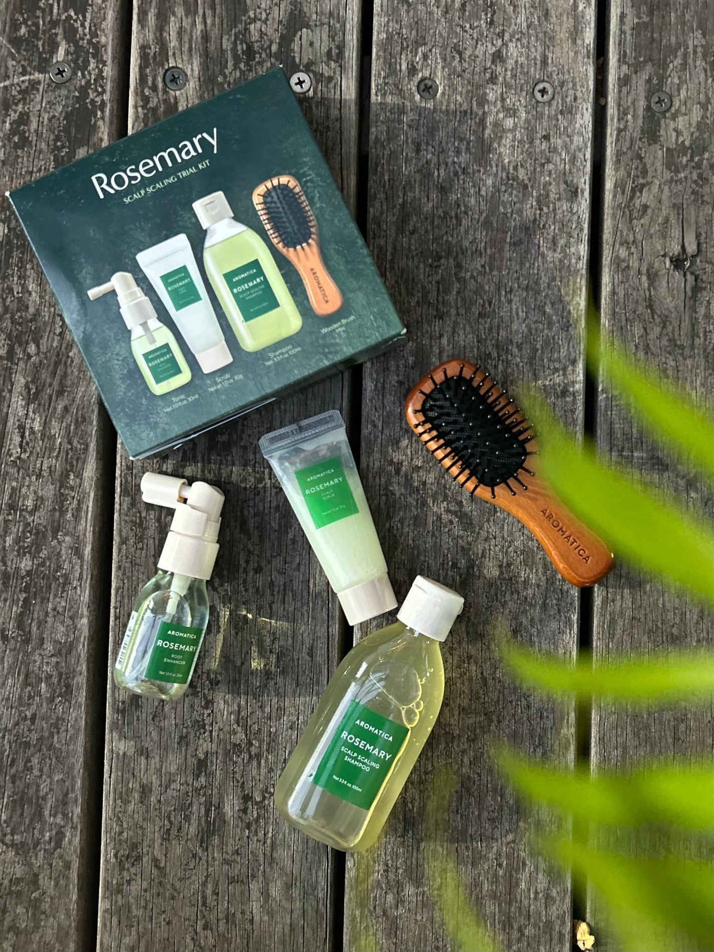 ローズマリーヘアケアキット/AROMATICA/ヘッドスクラブを使ったクチコミ(3枚目)