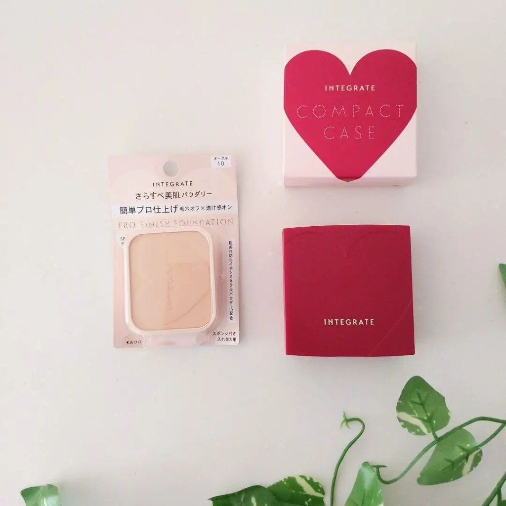 プロフィニッシュファンデーション/インテグレート/パウダーファンデーションを使ったクチコミ（2枚目）