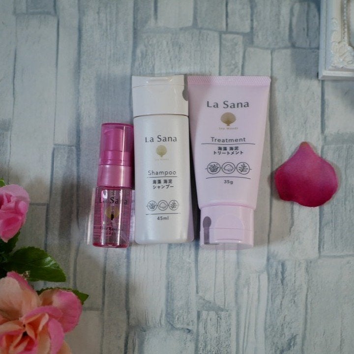 ヘアケア トラベルセット<しっとりタイプ>/ラサーナ/トライアルキットを使ったクチコミ(4枚目)
