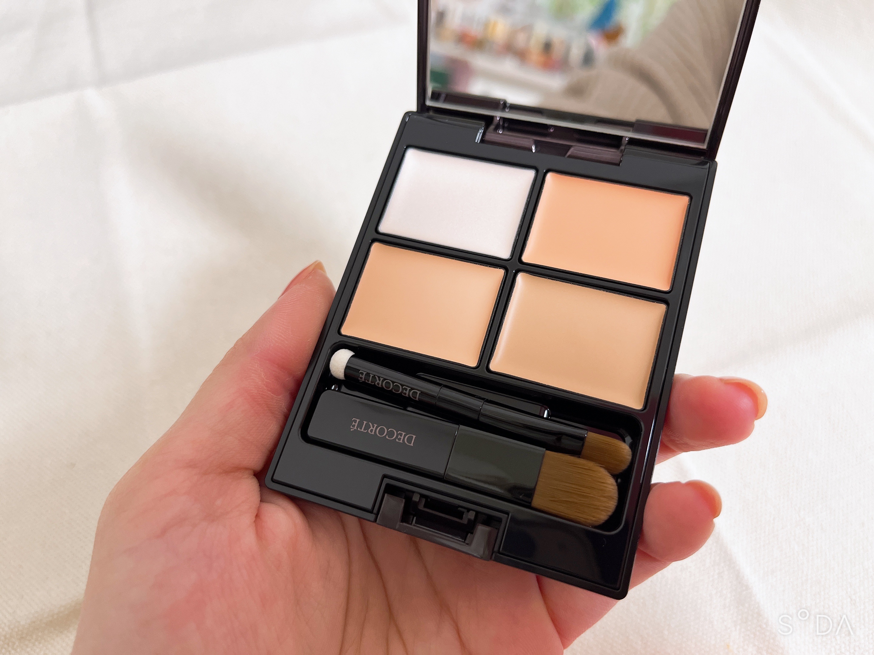 トーンパーフェクティング パレット/DECORTÉ/パレットコンシーラーを使ったクチコミ（3枚目）