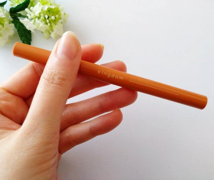 キングダム リキッドアイライナーR1 オレンジブラウン/キングダム/リキッドアイライナーを使ったクチコミ(1枚目)