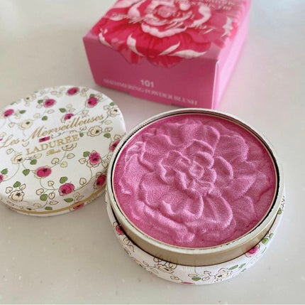 シマリング パウダー ブラッシュ/レ・メルヴェイユーズ ラデュレ/パウダーチークを使ったクチコミ(1枚目)