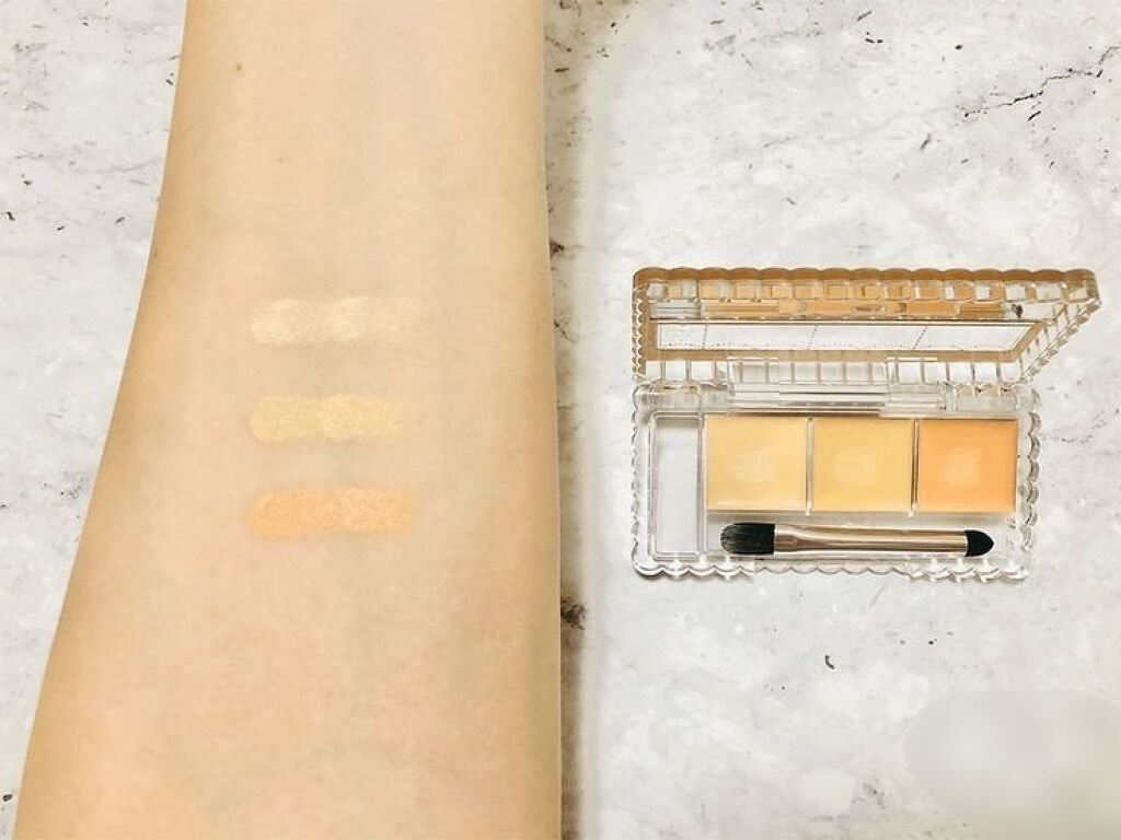 カラーミキシングコンシーラー/キャンメイク/パレットコンシーラーを使ったクチコミ（2枚目）