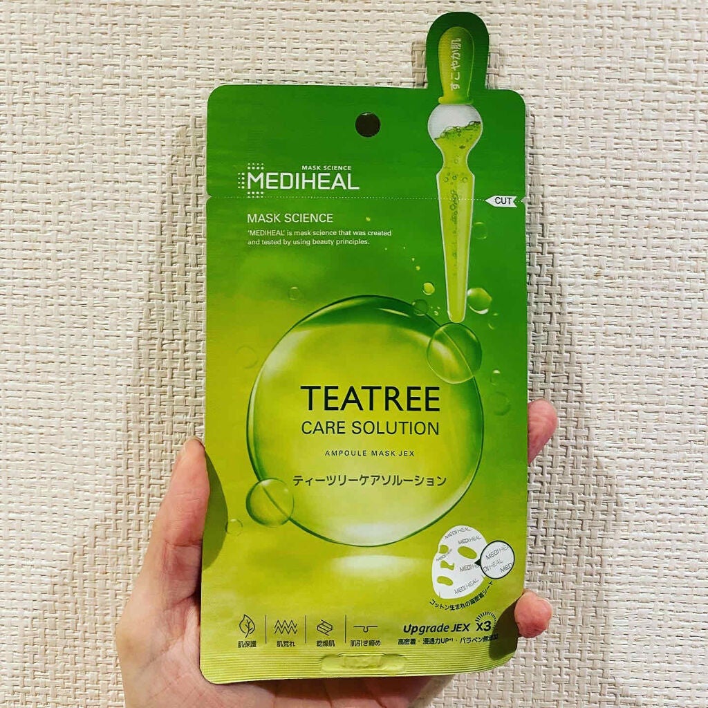 ティーツリーケアソリューション アンプルマスクJEX/MEDIHEAL/シートマスク・パックを使ったクチコミ(1枚目)