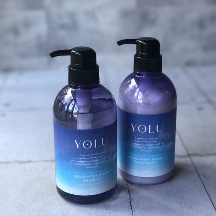 リラックスナイトリペア シャンプー/トリートメント/YOLU/市販シャンプーを使ったクチコミ(1枚目)