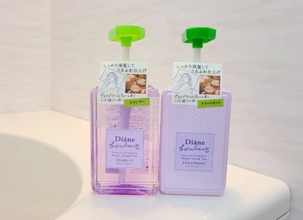 ダイアンボヌール モイスト&リペア シャンプー/トリートメント ナイトドリームティーの香り/ダイアン/市販シャンプーを使ったクチコミ(1枚目)