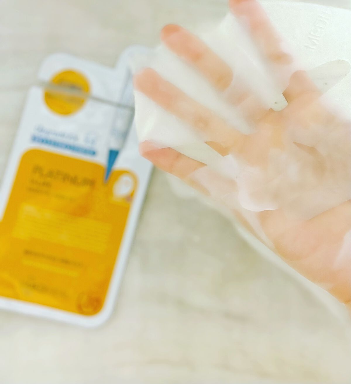  プラチナム V-LIFE エッセンシャルマスク EX/MEDIHEAL/シートマスク・パックを使ったクチコミ（1枚目）