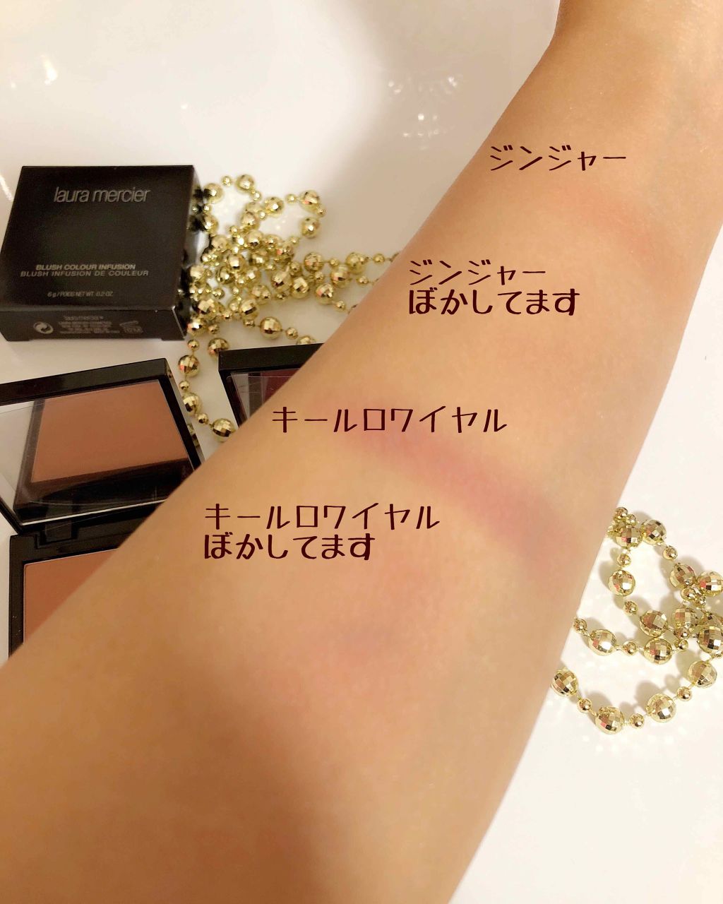 ブラッシュ カラー インフュージョン/ローラ メルシエ/パウダーチークを使ったクチコミ(4枚目)