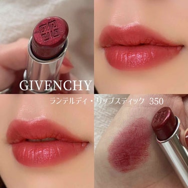 

GIVENCHY ランテルディ・リップスティック
No.350 バーニング・レッド


当選してLIPSさんからいただきました！
初めてでびっくり！嬉しすぎました！
ありがとうございます♡

初のジ