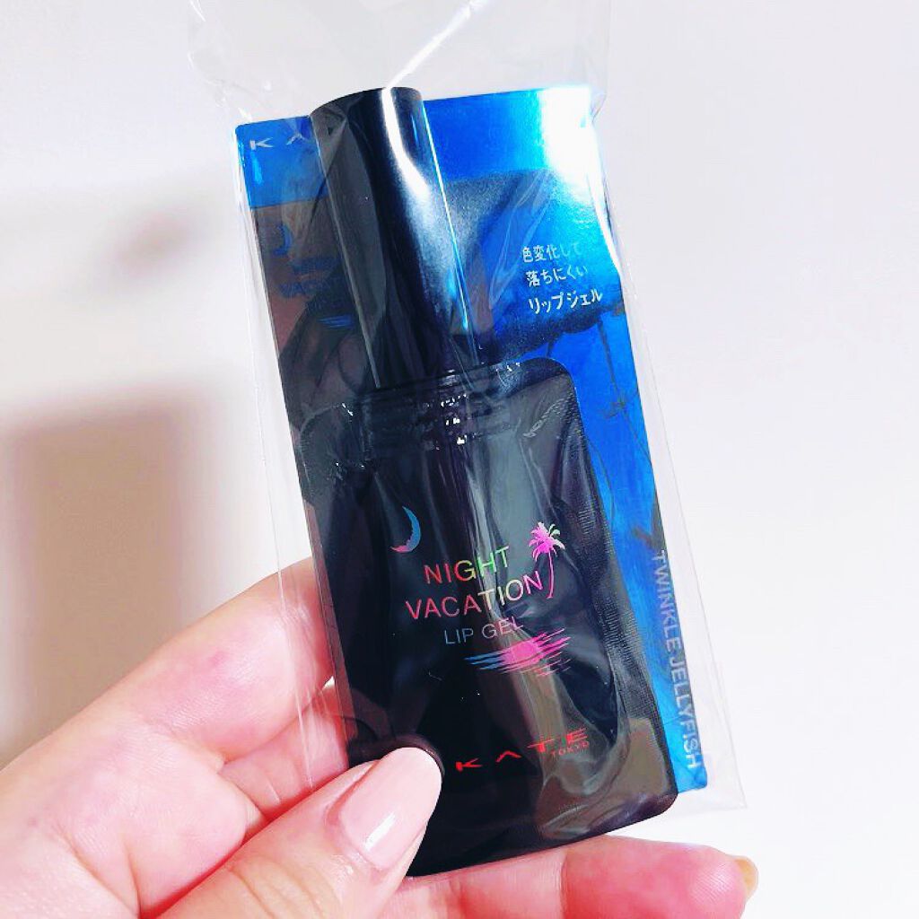 ナイトバカンスリップジェル/KATE/口紅を使ったクチコミ（1枚目）