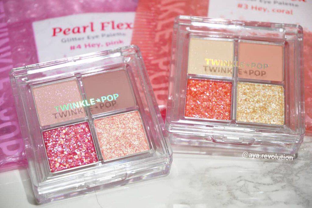 TWINKLE POP Pearl Flex Glitter Eye Palette/CLIO/アイシャドウパレットを使ったクチコミ（1枚目）
