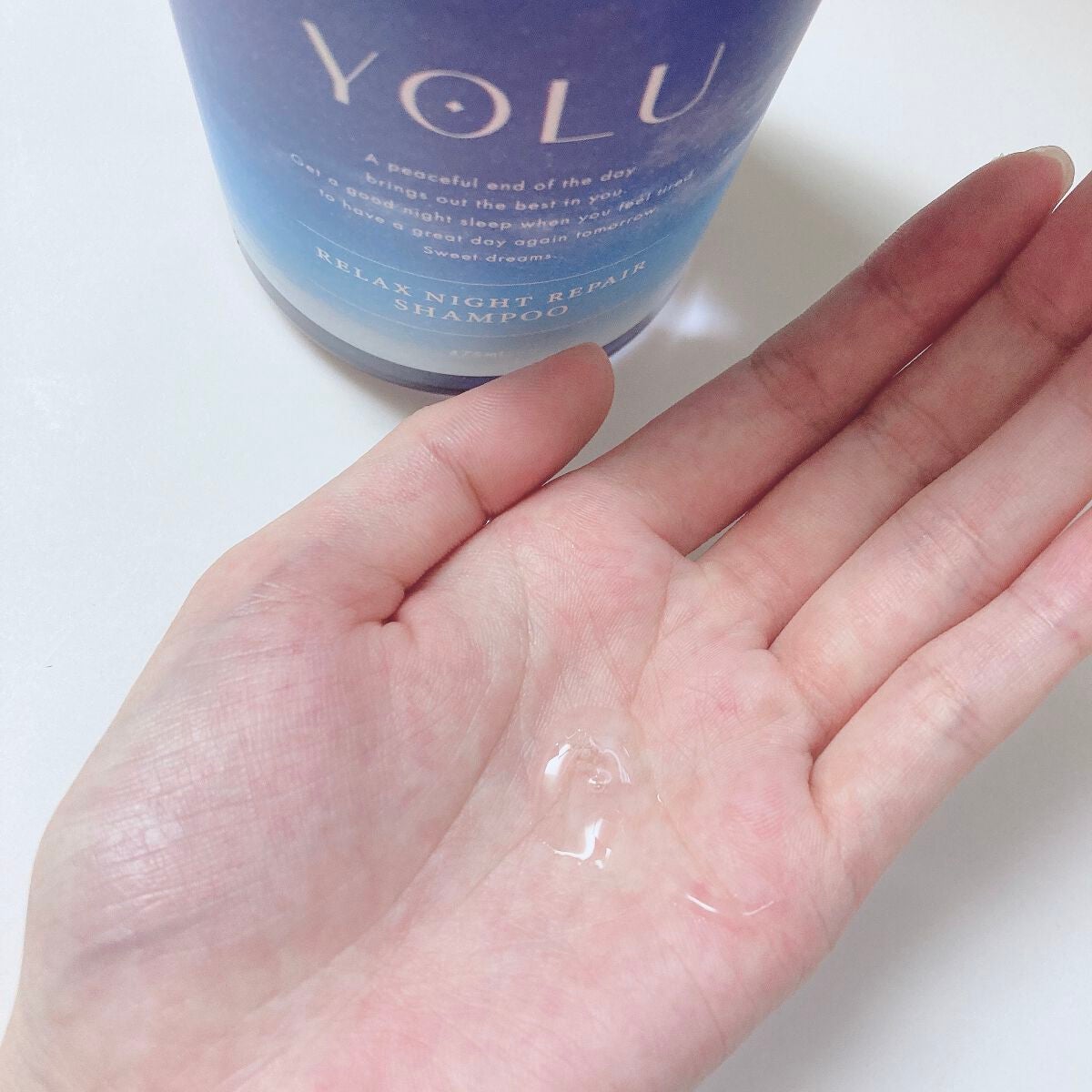 リラックスナイトリペア シャンプー/トリートメント/YOLU/市販シャンプーを使ったクチコミ(2枚目)