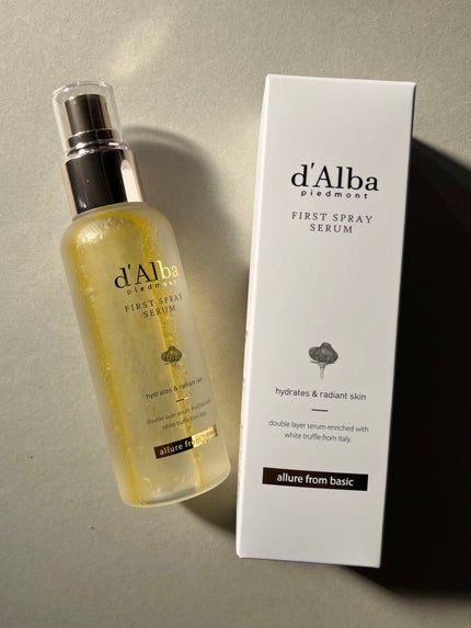 ダルバ ホワイトトリュフファーストスプレーセラム/ダルバ/ミスト状化粧水を使ったクチコミ(1枚目)