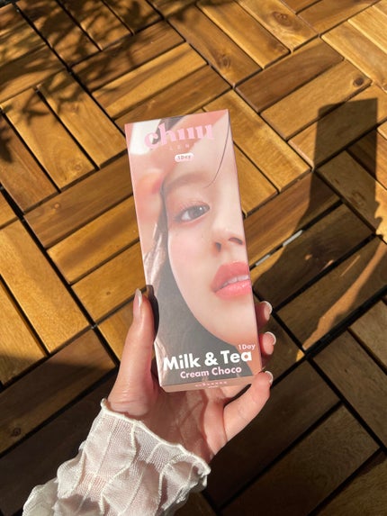 chuuLENS Milk&Tea 1day/chuu LENS/ワンデー(1DAY)カラコンを使ったクチコミ(5枚目)