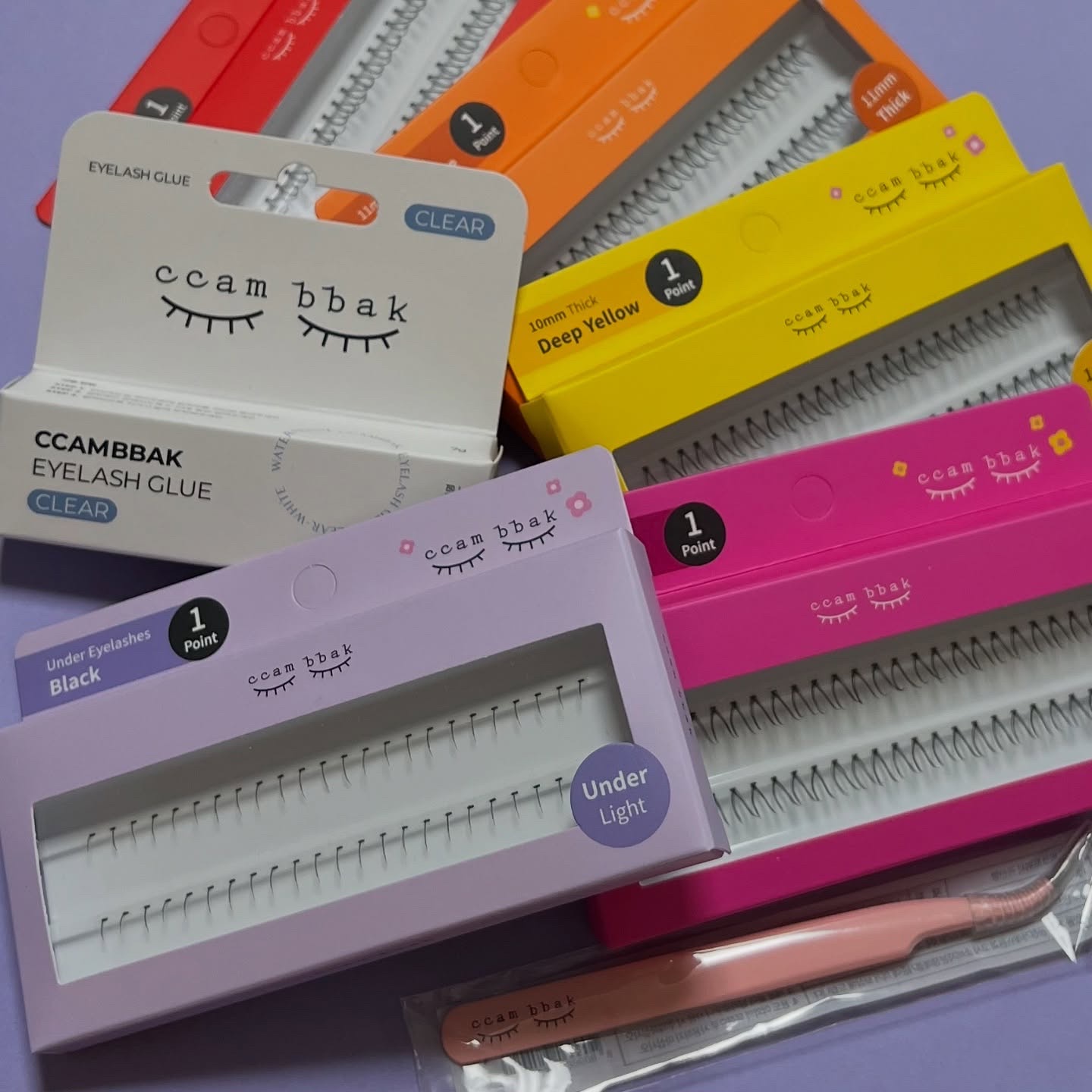 部分用つけまつげ Deep Pink 9mm/CCAM BBAK/つけまつげを使ったクチコミ（2枚目）