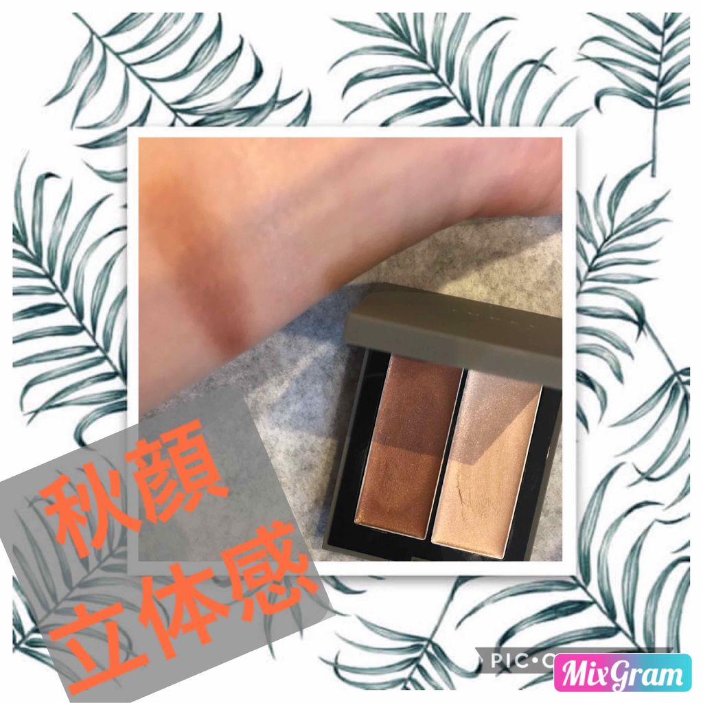 THREE シマリング グロー デュオ/THREE/クリームハイライトを使ったクチコミ（1枚目）