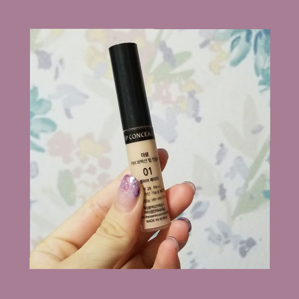 カバーパーフェクション チップコンシーラー/the SAEM/リキッドコンシーラーを使ったクチコミ(2枚目)