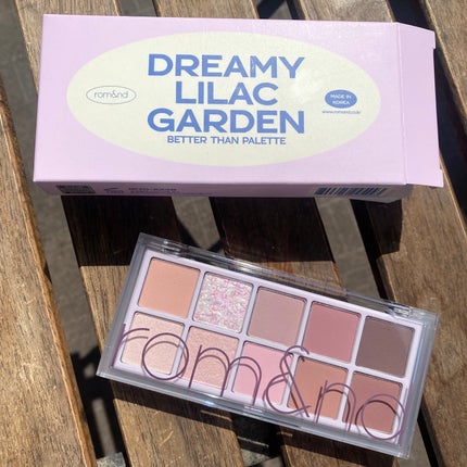 ベターザンパレット/rom&nd/アイシャドウパレットを使ったクチコミ(1枚目)