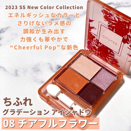 グラデーション アイシャドウ/ちふれ/アイシャドウパレットを使ったクチコミ(2枚目)