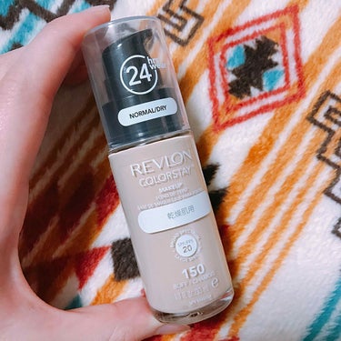 REVLON カラーステイ メイクアップD
乾燥肌用

今まではBBとかしか使ったことが無かったのですがついにファンデーションに手を出しました！

ロレアルのインファリブルとかなり悩んだのですが、テスタ