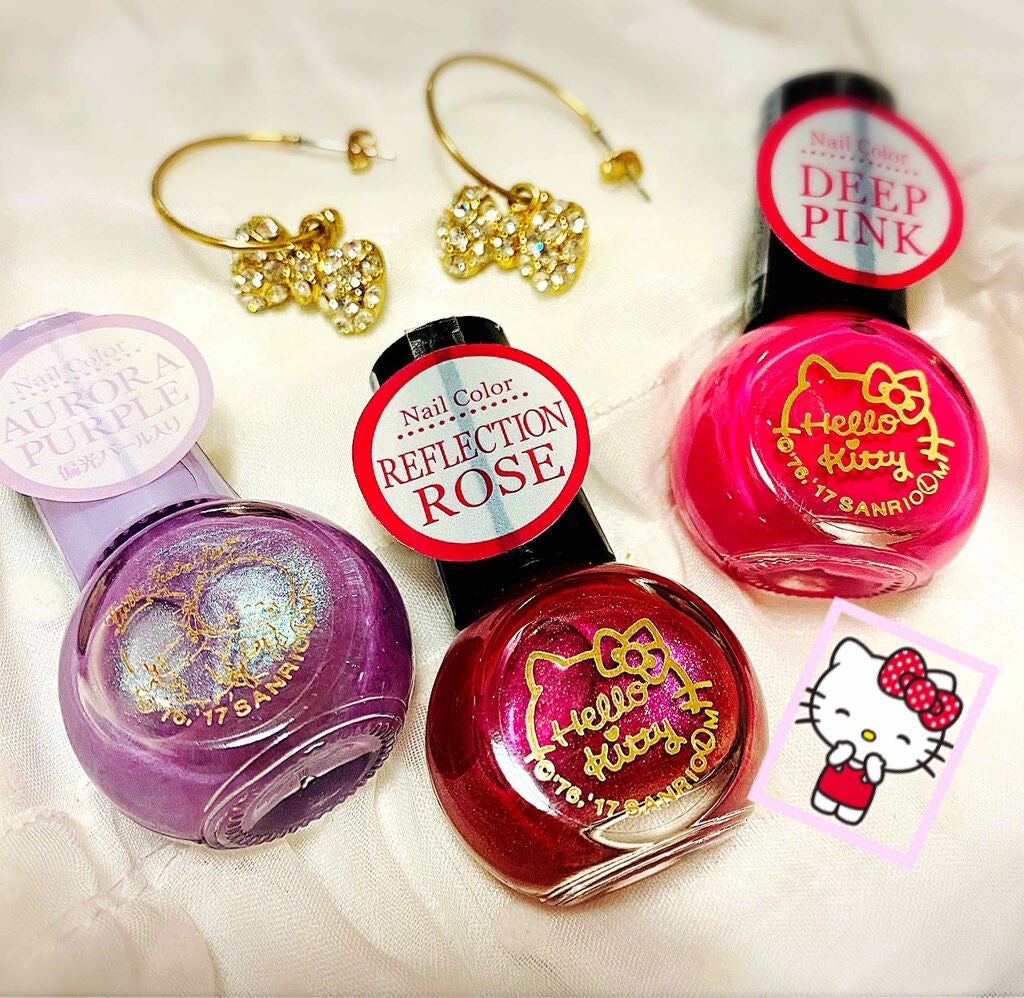 サンリオネイル/DAISO/マニキュアを使ったクチコミ(1枚目)