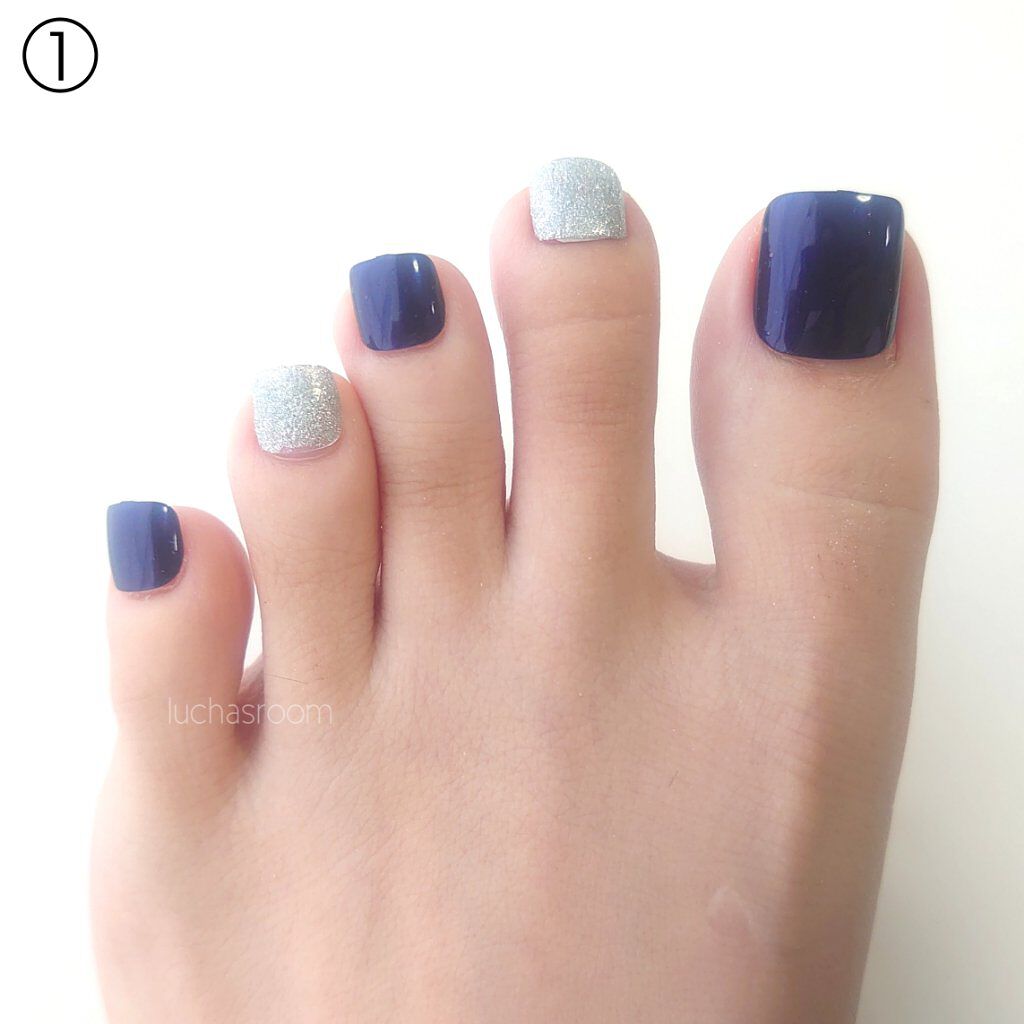 ネイルホリック リミテッドカラー Spring Denim/ネイルホリック/マニキュアを使ったクチコミ（3枚目）