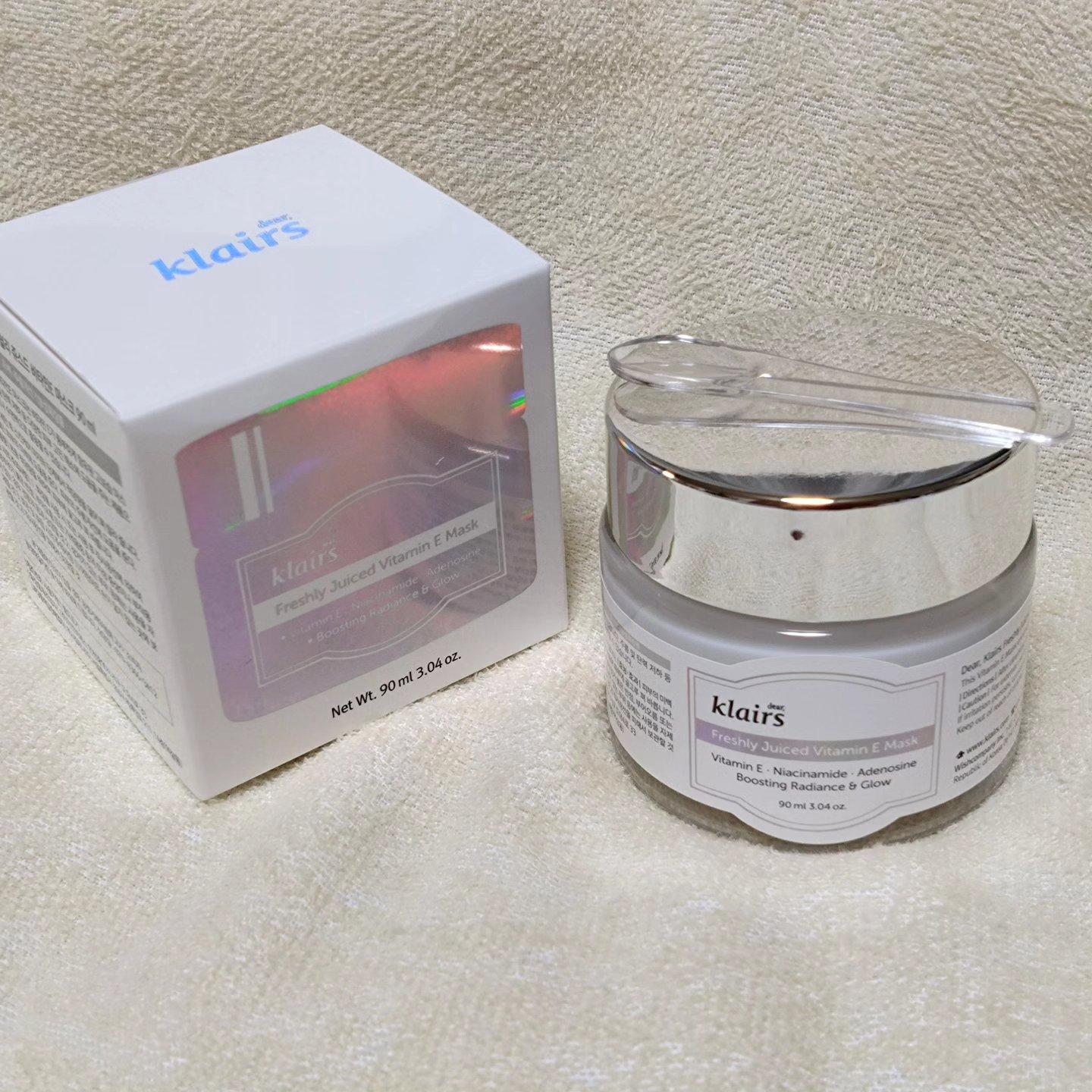 フレッシュリージュースドビタミンEマスク(90g)/Klairs/フェイスクリームを使ったクチコミ（1枚目）