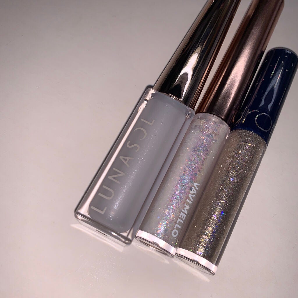 リキッド グリッター シャドウ/rom&nd/グリッターを使ったクチコミ(2枚目)