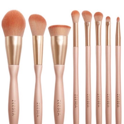 ローズクラウドメイクブラシセット/ZEESEA/メイクブラシを使ったクチコミ(1枚目)