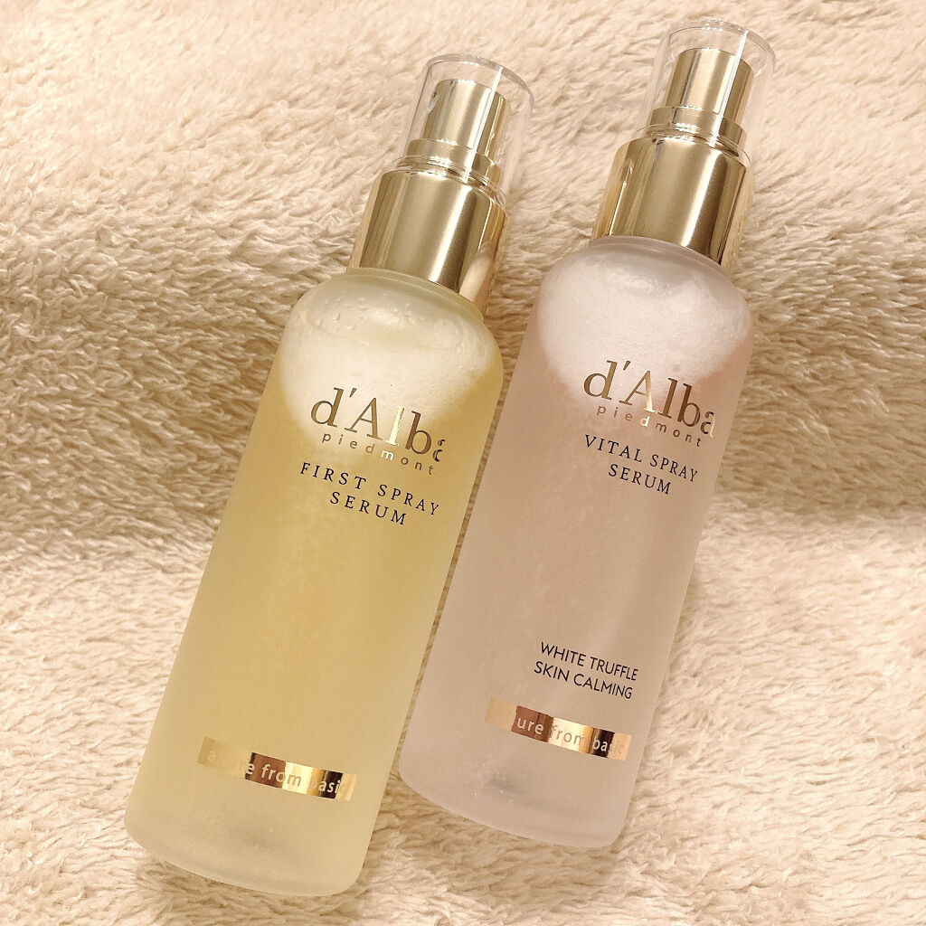 ダルバ ホワイトトリュフファーストスプレーセラム/ダルバ/ミスト状化粧水を使ったクチコミ（3枚目）