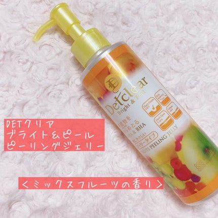 DETクリア ブライト&ピール ピーリングジェリー<ミックスフルーツの香り>/Detclear/ピーリングを使ったクチコミ(1枚目)