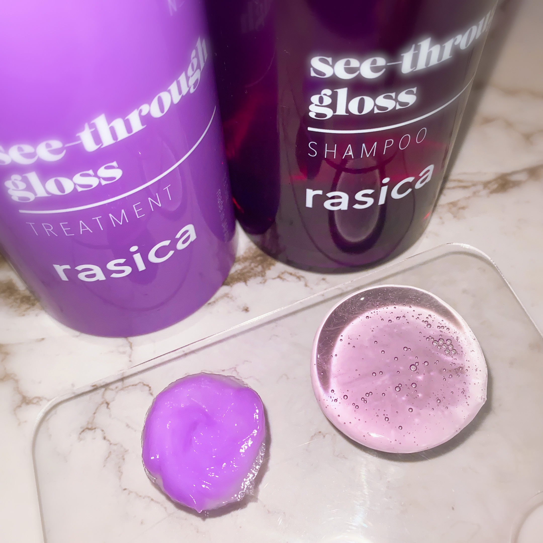 シースルーグロスシャンプー／トリートメント/rasica/市販シャンプーを使ったクチコミ（2枚目）