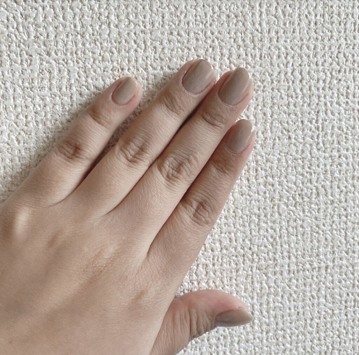 ネイルポリッシュ EX-04 カームグレー/RMK/マニキュアを使ったクチコミ（2枚目）