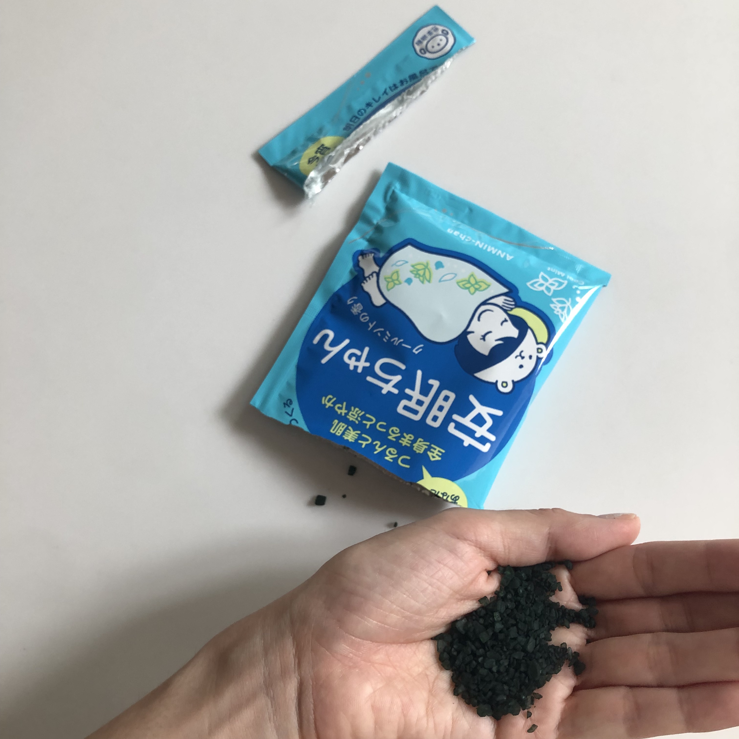 睡眠美容 安眠ちゃん クールミントの香り/睡眠美容/保湿系入浴剤を使ったクチコミ（3枚目）