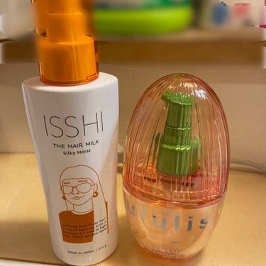 イッシ ザ ヘアミルク シルキーモイスト（ ピュアフラワーブーケ）/ISSHI/アウトバストリートメントを使ったクチコミ（1枚目）