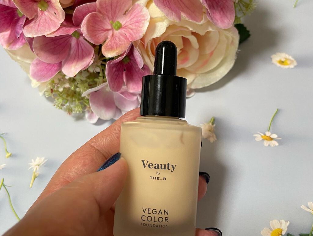 ヴィーガン カラーファンデーション/Veauty by THE_B/リキッドファンデーションを使ったクチコミ(4枚目)
