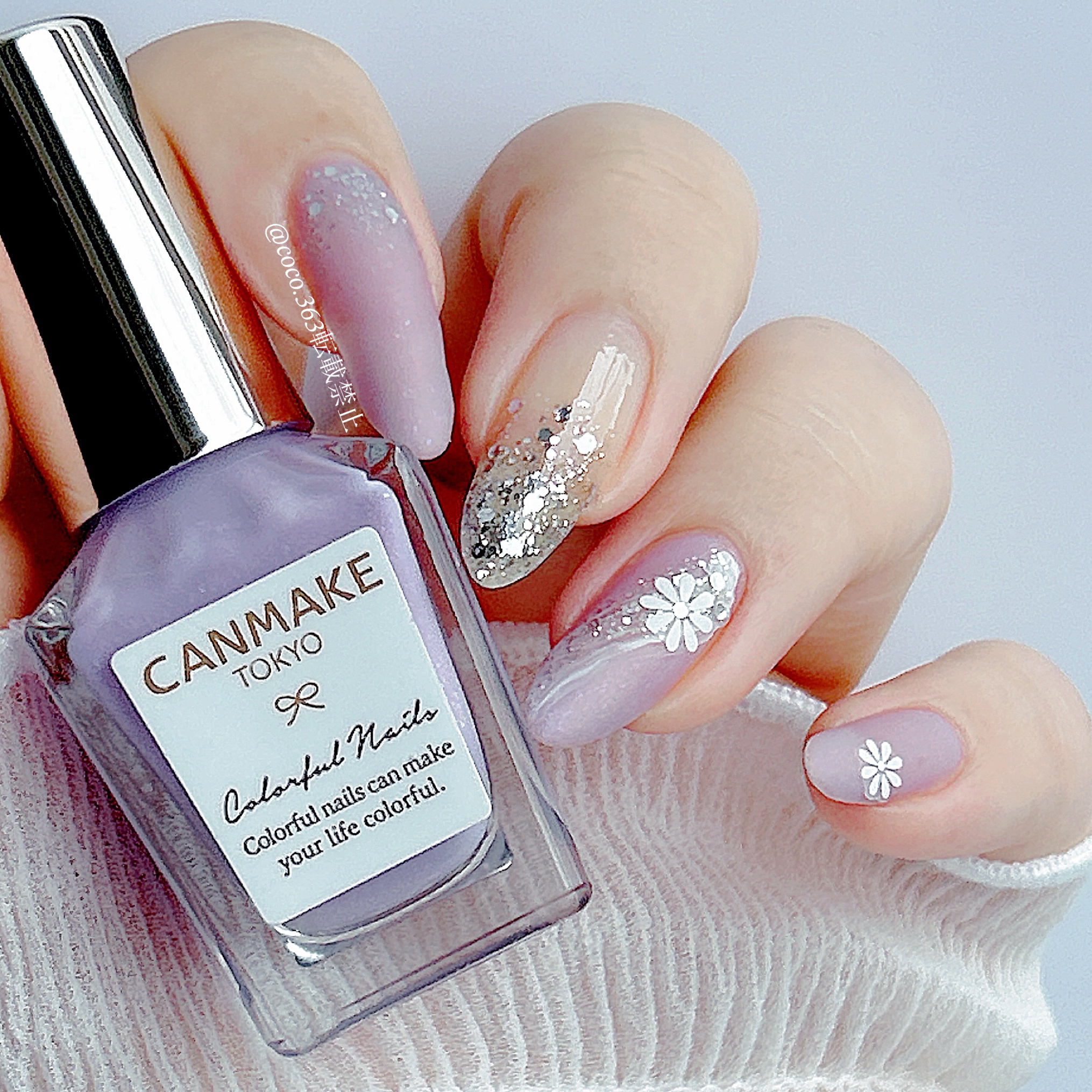 カラフルネイルズ/キャンメイク/マニキュアを使ったクチコミ（3枚目）