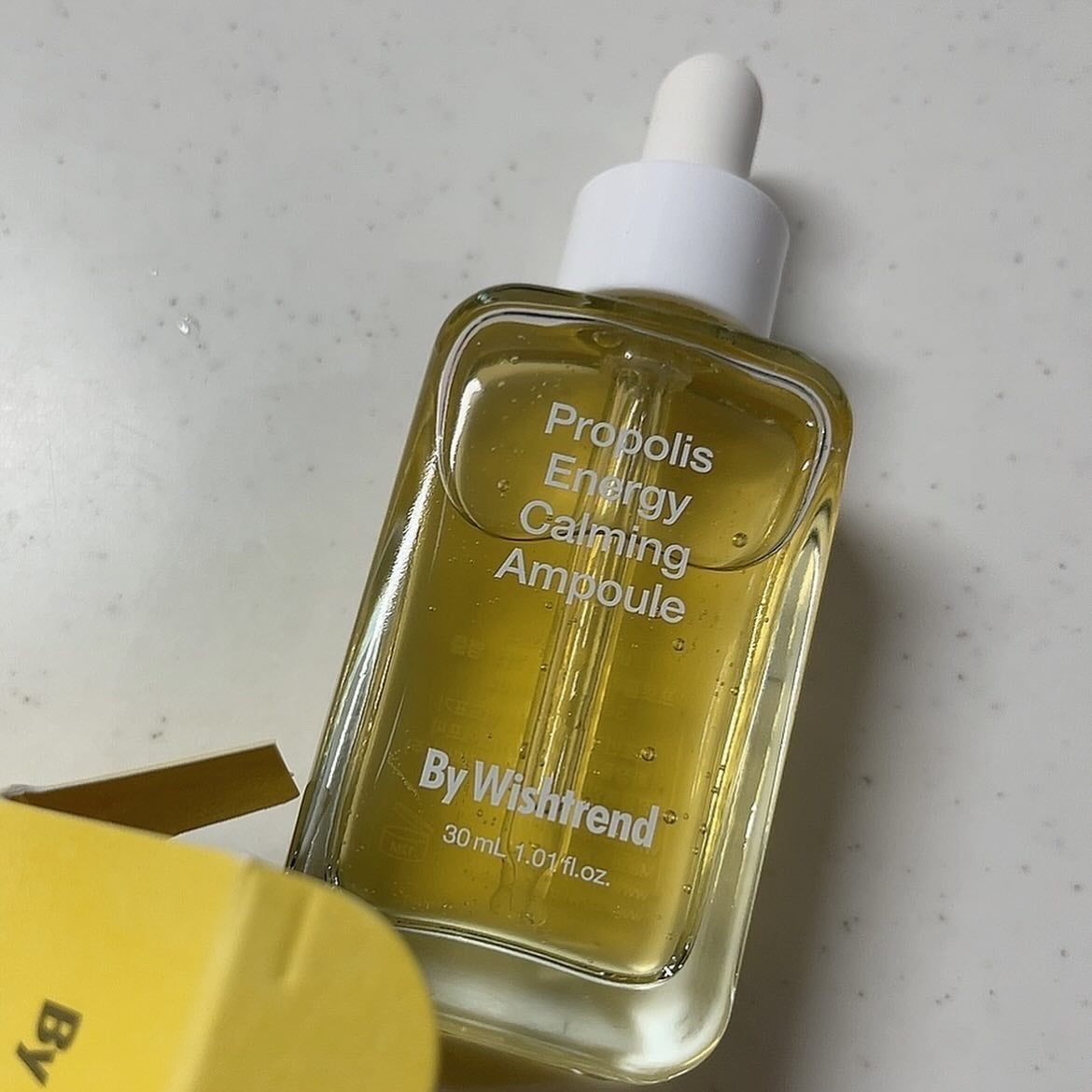 プロポリスエナジーカーミングアンプル/By Wishtrend/美容液を使ったクチコミ(4枚目)