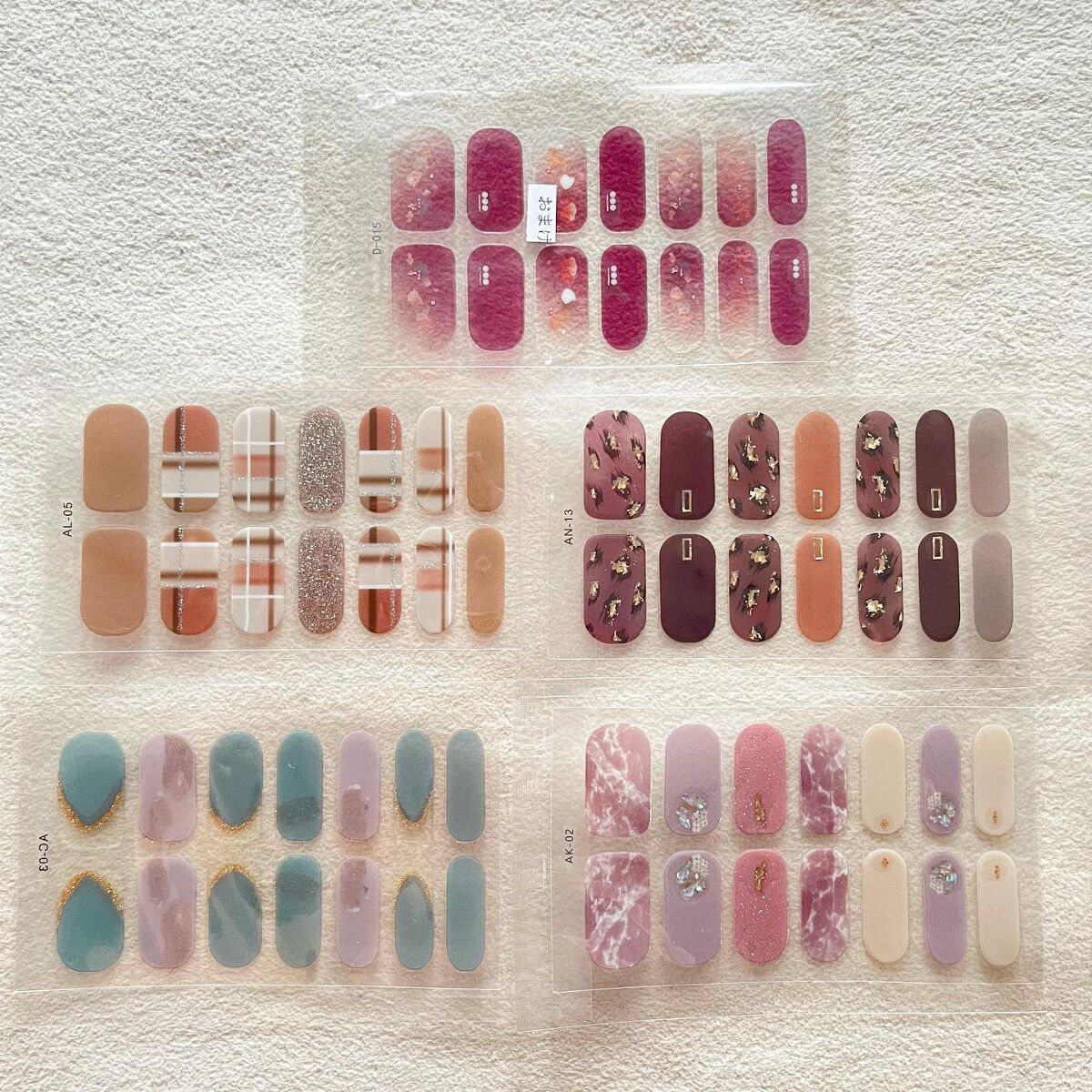 ネイルシール/Qoo10/ネイルシールを使ったクチコミ(3枚目)