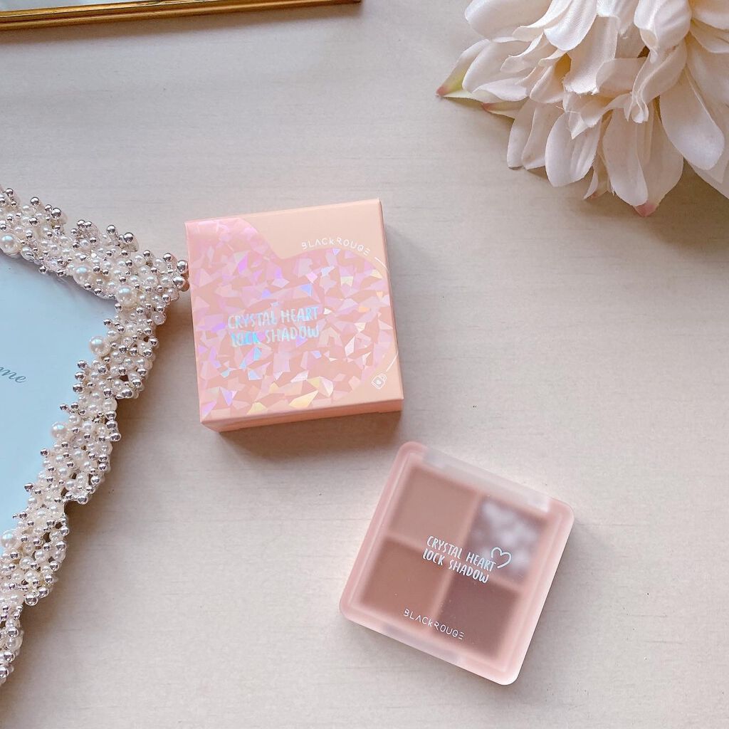 クリスタルハートロックシャドウ/BLACK ROUGE/アイシャドウパレットを使ったクチコミ（2枚目）