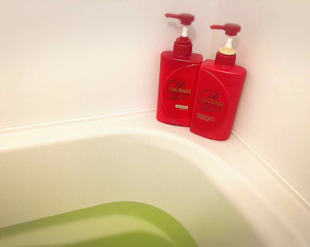 プレミアムモイスト シャンプー／ヘアコンディショナー/TSUBAKI/市販シャンプーを使ったクチコミ（1枚目）