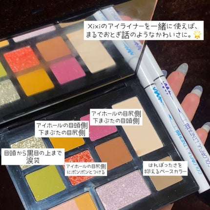 SakuraBo on LIPS 「中華コスメカラフルでコスパ最強なアイライナー ❤️定価より..」(5枚目)