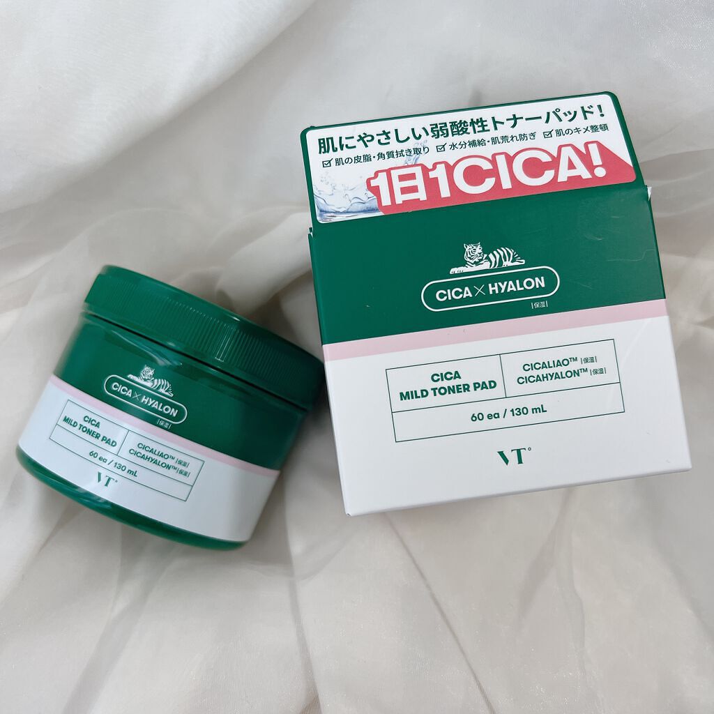 CICA マイルドトナーパッド/VT/トナーパッドを使ったクチコミ（1枚目）
