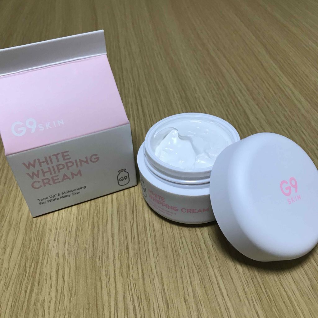 WHITE WHIPPING CREAM(ウユクリーム) ホワイト/G9SKIN/化粧下地を使ったクチコミ（1枚目）
